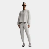 Nike Women's 24/7 Impossiblysoft Dri-fit Oversized Crewneck Sweatshirt In Gray