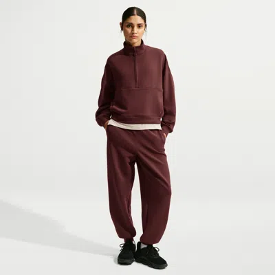 Nike Women's 24.7 Impossiblysoft Dri-fit High-rise Jogger Pants In Burgundy