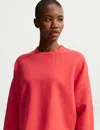 Nike Impossiblysoft Oversized Sweater In Red