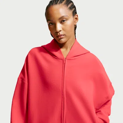 Nike Women's 24.7 Impossiblysoft Full-zip Hoodie In Red