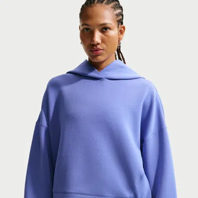 Nike Women's 24.7 Impossiblysoft Pullover Hoodie In Blue