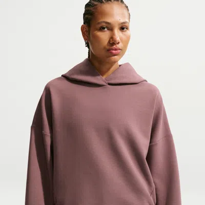 Nike Women's 24.7 Impossiblysoft Pullover Hoodie In Purple