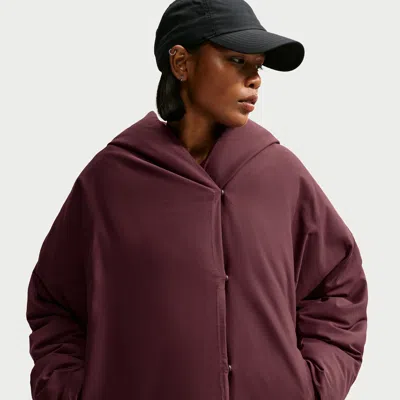 Nike Women's 24.7 Outercalm Therma-fit Down-fill Jacket In Burgundy