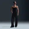 Nike Women's 24.7 Perfectstretch Dri-fit High-waisted Loose Wide-leg Pants In Black