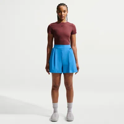Nike Women's 24.7 Perfectstretch Dri-fit High-waisted Shorts In Blue