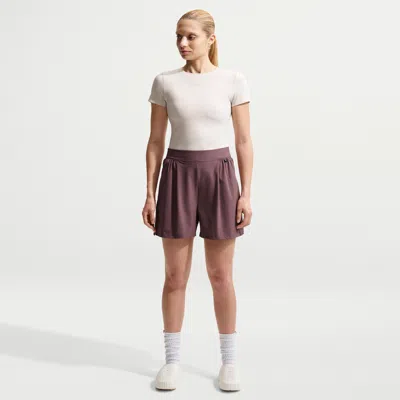 Nike Women's 24.7 Perfectstretch Dri-fit High-waisted Shorts In Purple
