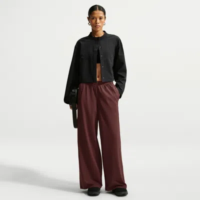 Nike Women's 24.7 Perfectstretch Dri-fit Mid-rise Wide-leg Pants In Multi