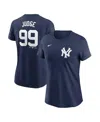 Nike Women's Aaron Judge Navy New York Yankees Fuse Name Number T-shirt In Navy