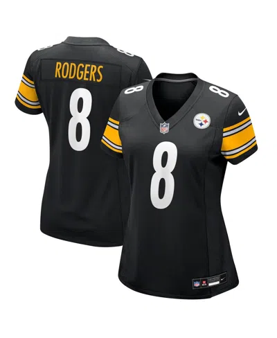 Nike Aaron Rodgers Black Pittsburgh Steelers Game Jersey