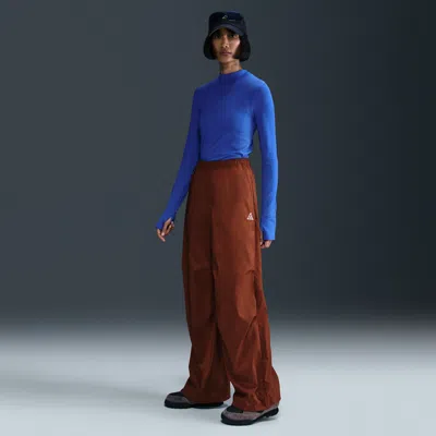 Nike Women's  Acg "activitorium" High-waisted Uv Pants In Brown