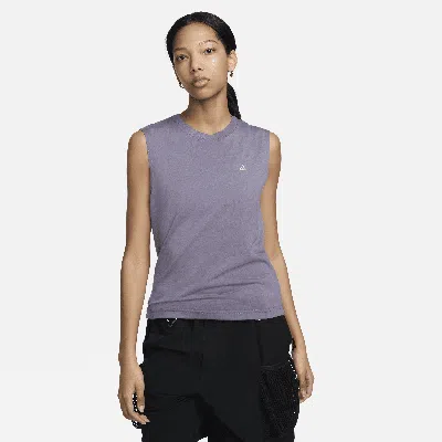 Nike Women's  Acg Dri-fit Adv "goat Rocks" Sleeveless Tank Top In Daybreak/summit White