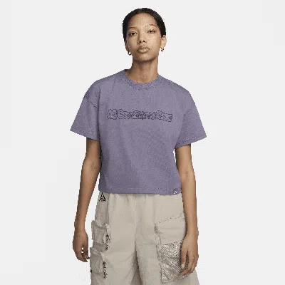 Nike Women's  Acg Dri-fit Adv Short-sleeve T-shirt In Purple