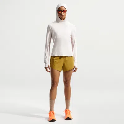 Nike Women's  Acg Dri-fit Mid-rise Brief-lined Trail Running Shorts In Green