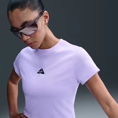 Nike Women's  Acg Dri-fit Short-sleeve T-shirt In Purple