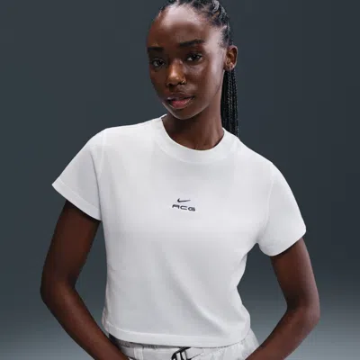 Nike Women's  Acg Dri-fit Short-sleeve T-shirt In White