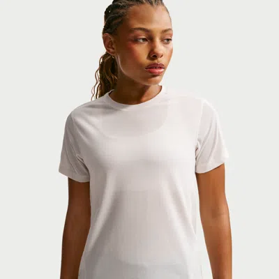 Nike Women's  Acg Dri-fit Short-sleeve Trail Running Top In White