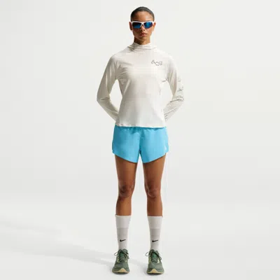 Nike Women's  Acg Dri-fit Mid-rise Brief-lined Trail Running Shorts In Neutral