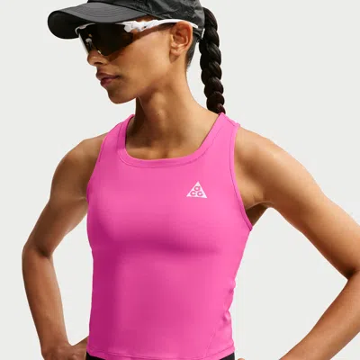 Nike Women's  Acg Dri-fit Trail Running Tank Top In Pink