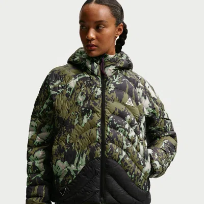 Nike Women's  Acg "lava Flow" Therma-fit Adv Jacket In Animal Print