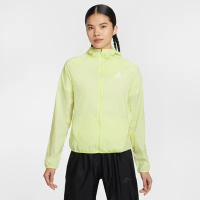 Nike Women's  Acg Repel Trail Running Jacket In Green