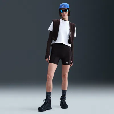 Nike Women's  Acg "tree Frog" Dri-fit Adv Mid-rise 6" Shorts