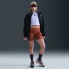 Nike Women's  Acg "tree Frog" Dri-fit Adv Mid-rise 6" Shorts