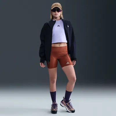 Nike Women's  Acg "tree Frog" Dri-fit Adv Mid-rise 6" Shorts