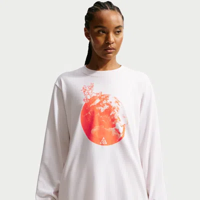 Nike Women's  Acg Usa Dri-fit Long-sleeve T-shirt In Gray