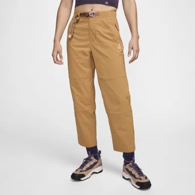 Nike Women's  Acg "uv Hike" Mid-rise Pants In Brown
