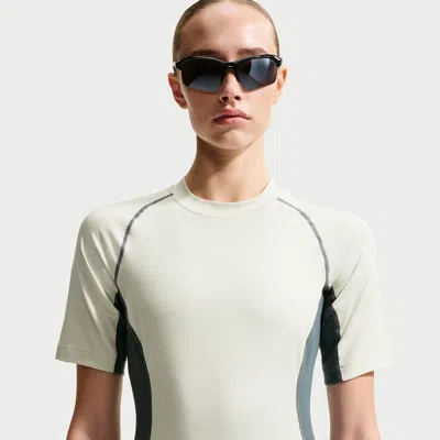 Nike Women's  Acg "wildsee" Dri-fit Short-sleeve Base Layer Top In White