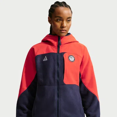 Nike Women's  Acg X United States Olympic Team Full-zip Jacket In Red
