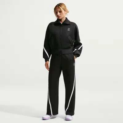 Nike Women's Advantage Dri-fit Mid-rise Tennis Pants In Black