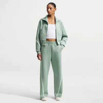Nike Women's Advantage Dri-fit Mid-rise Tennis Pants In Green
