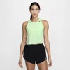 Nike Women's Aeroswift Dri-fit Adv Cropped Running Tank Top In Green