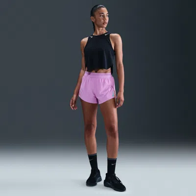 Nike Women's Aeroswift Dri-fit Adv Mid-rise 3" Brief-lined Running Shorts