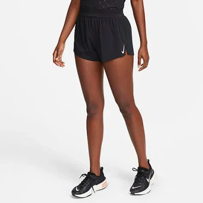 NIKE NIKE WOMEN'S AEROSWIFT DRI-FIT ADV MID-RISE 3 INCH BRIEF-LINED SHORTS