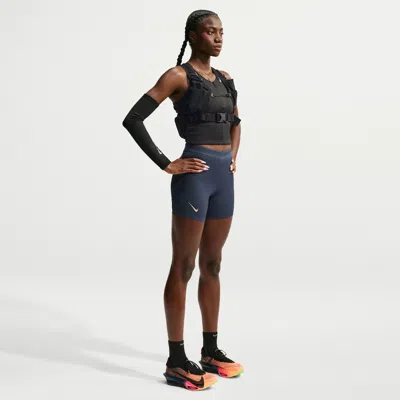 Nike Women's Aeroswift "keely Hodgkinson" Dri-fit Adv Tight Running Shorts In Blue