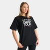 Nike Women's After Dark Tour Race Series Loose Short-sleeve T-shirt In Black