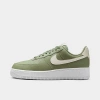 Nike Women's Air Force 1 '07 Shoes In Oil Green/sea Glass/white/gum Medium Brown