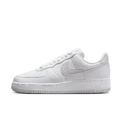 Nike Women's Air Force 1 '07 Next Nature Shoes In White,white-black-metallic Silver