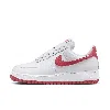 Nike Air Force 1 '07 Fq7626-100 Sneaker Womens White Lace Up Casual Shoes Nr8422 In White/aster Pink