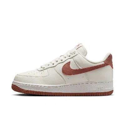Nike Women's Air Force 1 '07 Next Nature Shoes In Sail/canyon Pink 