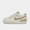 Nike Women's Air Force 1 Shadow Casual Shoes In Sail/fossil/light Bone/hemp