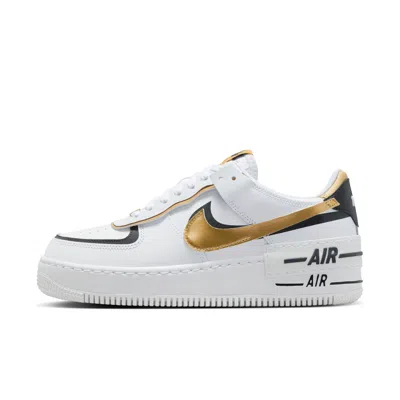 Nike Women's Air Force 1 Shadow Shoes In White