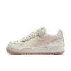 Nike Women's Air Force 1 Shadow Shoes In Coconut Milk/crimson Tint/light Silver