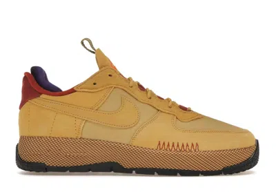 Nike Women's Air Force 1 Wild Sneakers In Wheat Gold/rugged Orage