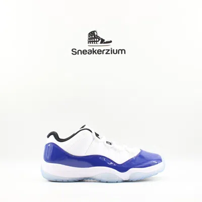 Pre-owned Nike Women's Air Jordan 11 Retro Low White Concord Ah7860-100