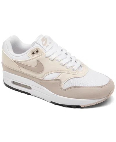 Nike Women's Air Max 1 '87 Casual Sneakers From Finish Line In White,pltv