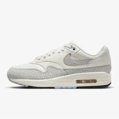 Pre-owned Nike Women's Air Max 1 '87 Shoes 'safari Print' (fb5059-100) Expeditedship In White/grey
