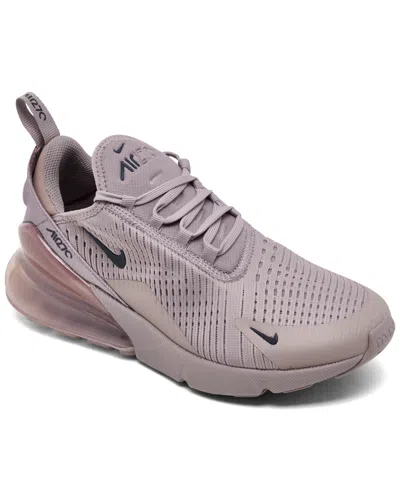 Nike Women's Air Max 270 Casual Sneakers From Finish Line In Brown